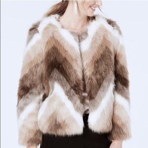 Faux Fur Coat Size Medium